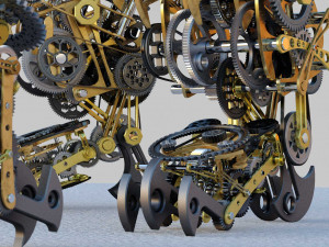 mechanical monkey 3Dモデル