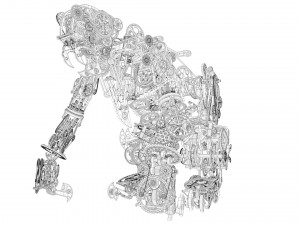 mechanical monkey 3Dモデル
