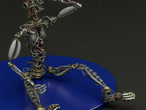 rob&ocirc; human&oacute;ide Modelo 3D