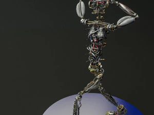 rob&ocirc; human&oacute;ide Modelo 3D