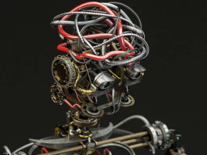 rob&ocirc; human&oacute;ide Modelo 3D