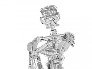 rob&ocirc; human&oacute;ide Modelo 3D