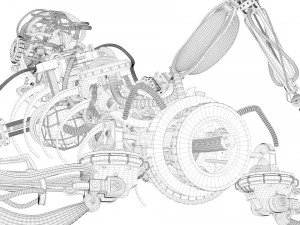 rob&ocirc; human&oacute;ide Modelo 3D