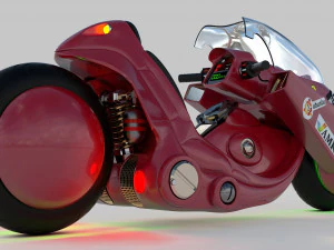 kanedas moto 3D Model