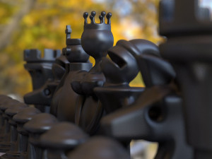 chess game Model 3D