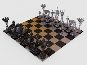 chess game 3D Models