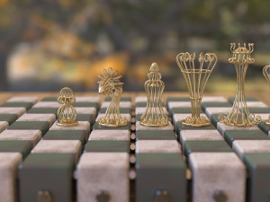 chess game 3D Model