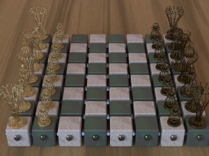 chess game 3D Model
