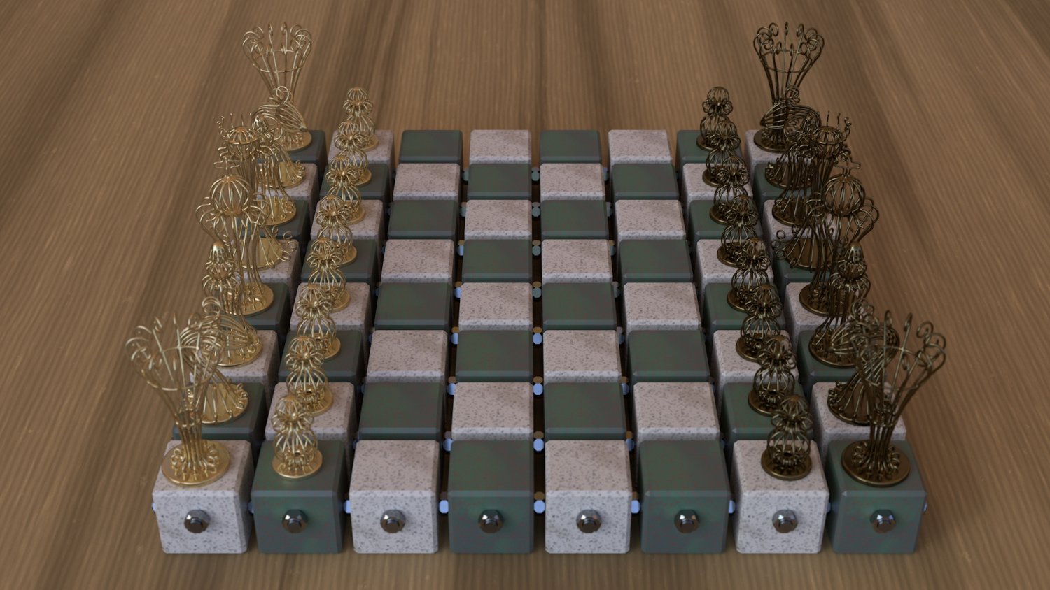 Tabuleiro de Xadrez - - 3D Warehouse