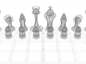 chess game 3D Model
