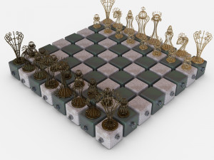 chess game 3D Models