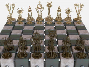 chess game 3D Model