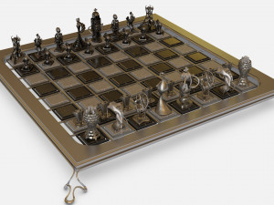 chess game 3Dモデル