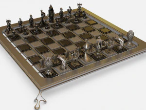 chess game 3D Model