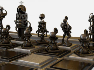 chess game 3D Model