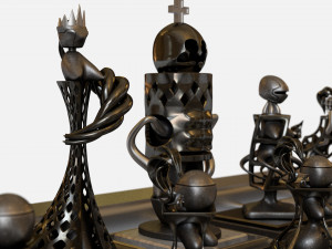 chess game 3Dモデル