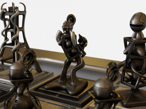 chess game 3Dモデル