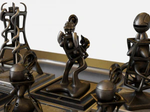 chess game 3D Model
