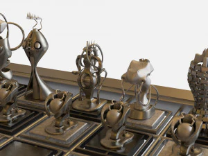 chess game 3D Model
