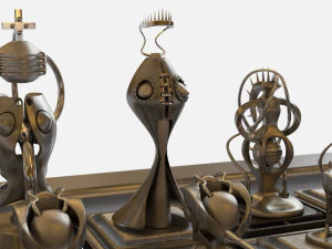 chess game 3D Model