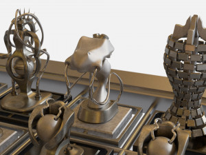 chess game 3Dモデル