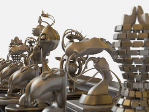 chess game 3Dモデル