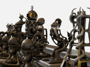 chess game 3Dモデル