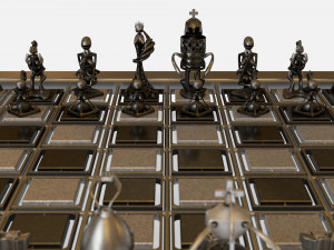 chess game 3Dモデル