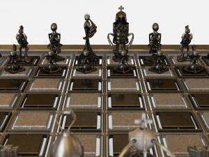 chess game 3D Model