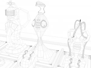 chess game 3D Model