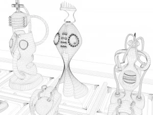 chess game 3D Model