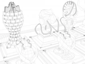 chess game 3D Model