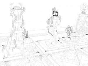 chess game 3Dモデル