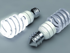 energy saving lamp Model 3D