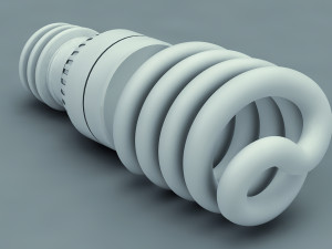energy saving lamp 3D मॉडल