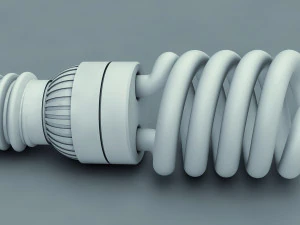 energy saving lamp 3D Model