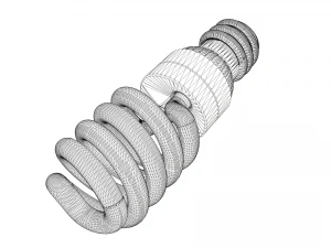 energy saving lamp 3D Model