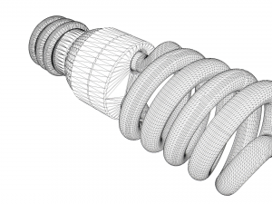 energy saving lamp 3D मॉडल