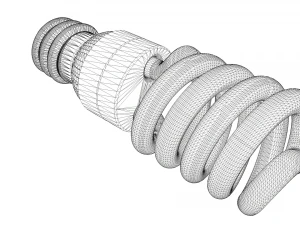 energy saving lamp 3D Model
