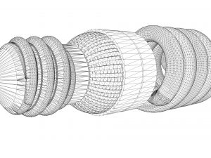 energy saving lamp 3D मॉडल