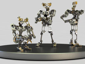 peque&ntilde;o robot Modelo 3D