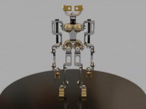 small robot 3D मॉडल