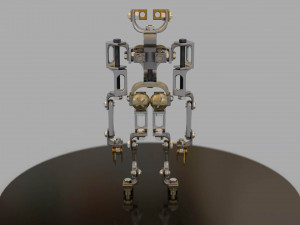 small robot 3D मॉडल