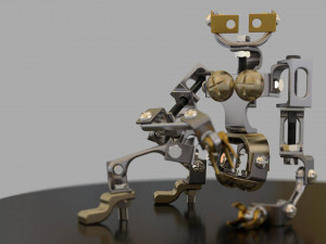 small robot 3D मॉडल