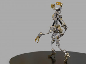 small robot 3D मॉडल