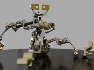 small robot 3D मॉडल