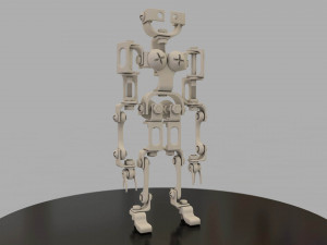 small robot 3D मॉडल