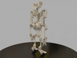 small robot 3D मॉडल