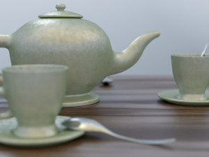 tea service 3D Модель