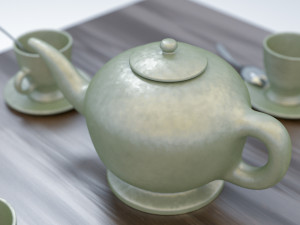 tea service 3D Модель